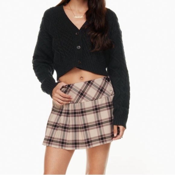 ARITZIA Sunday Best Cooper Black Cooper Cardigan XS - Picture 1 of 15